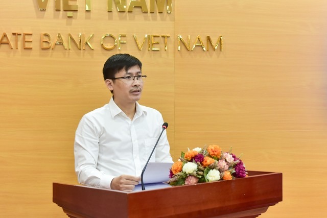 Ông Hoàng Minh Tiến, Phó Cục trưởng Cục Công nghệ thông tin, NHNN chia sẻ tại Sự kiện