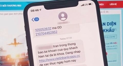 Ngân hàng không gửi tin nhắn SMS, email có chứa link cho khách hàng từ 1/1/2025