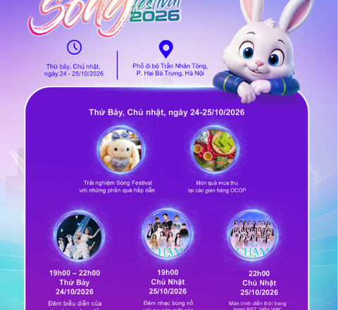 Chi tiết lịch trình Sóng Festival 2026